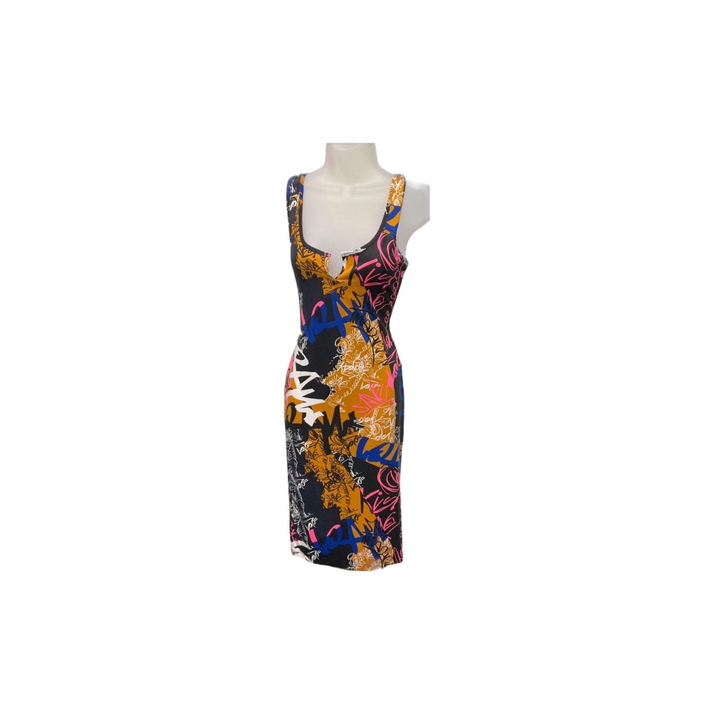 Black Graffiti T-Shirt Dress
